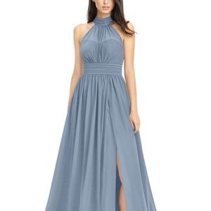 Azazie Iman Bridesmaid Dress in Dusty Blue